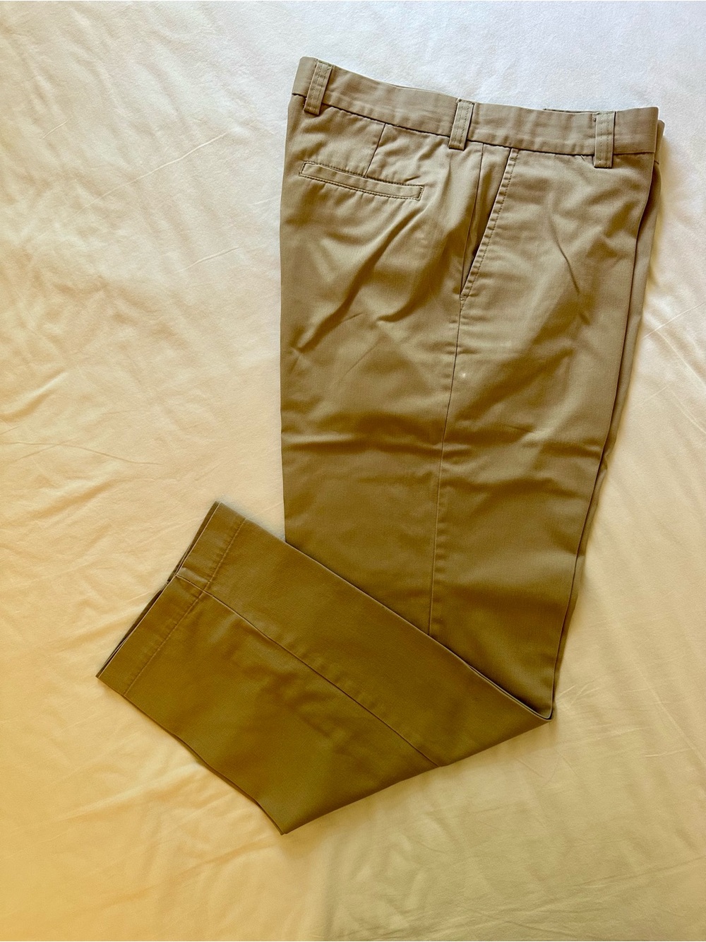 Gap Men's Tan Dress Pants - Classic Flat Front